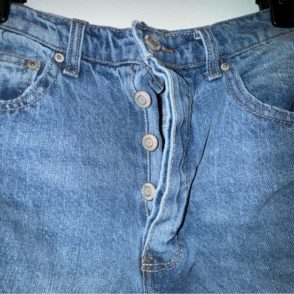 Classic Ripped Blue Denim Jeans